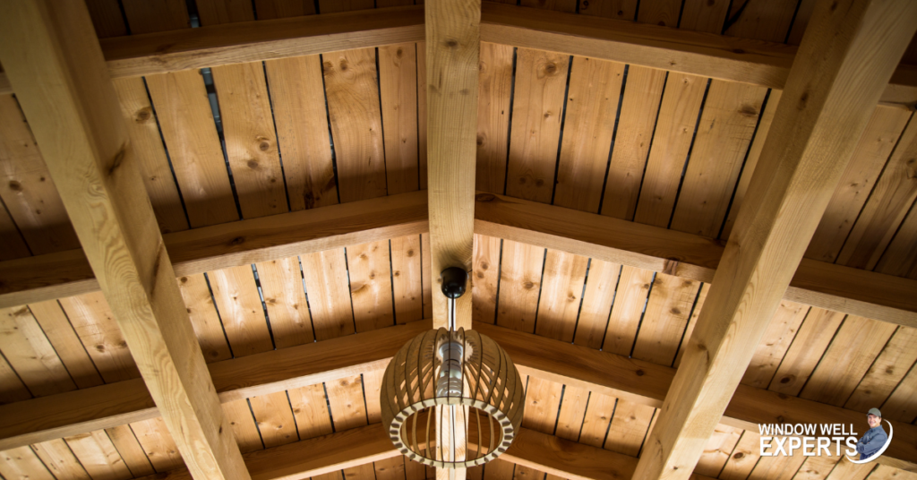 Beautiful wooden ceiling