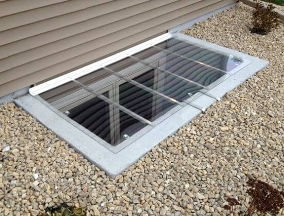 square-flat-egress-well-cover