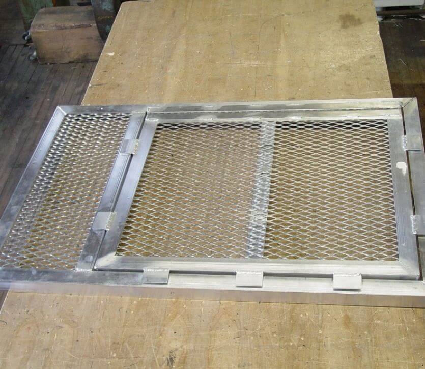 56 x 42 Grate with Escape Hatch on Extra Large Wells