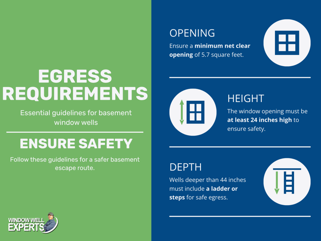 egress requirements infographic
